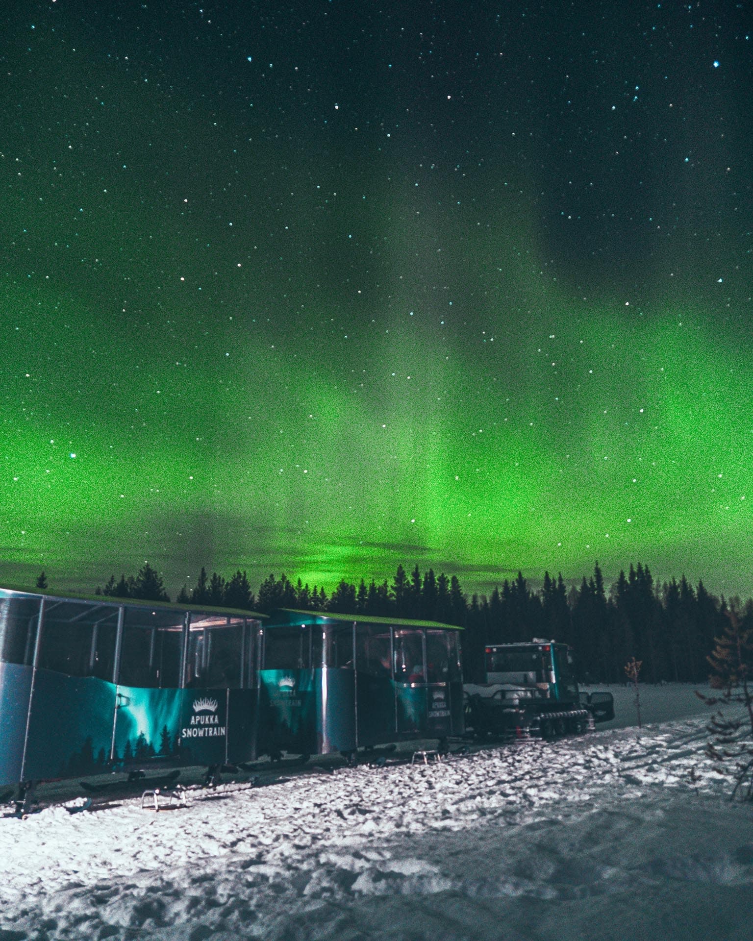 Snowtrain to Northern Lights Camp