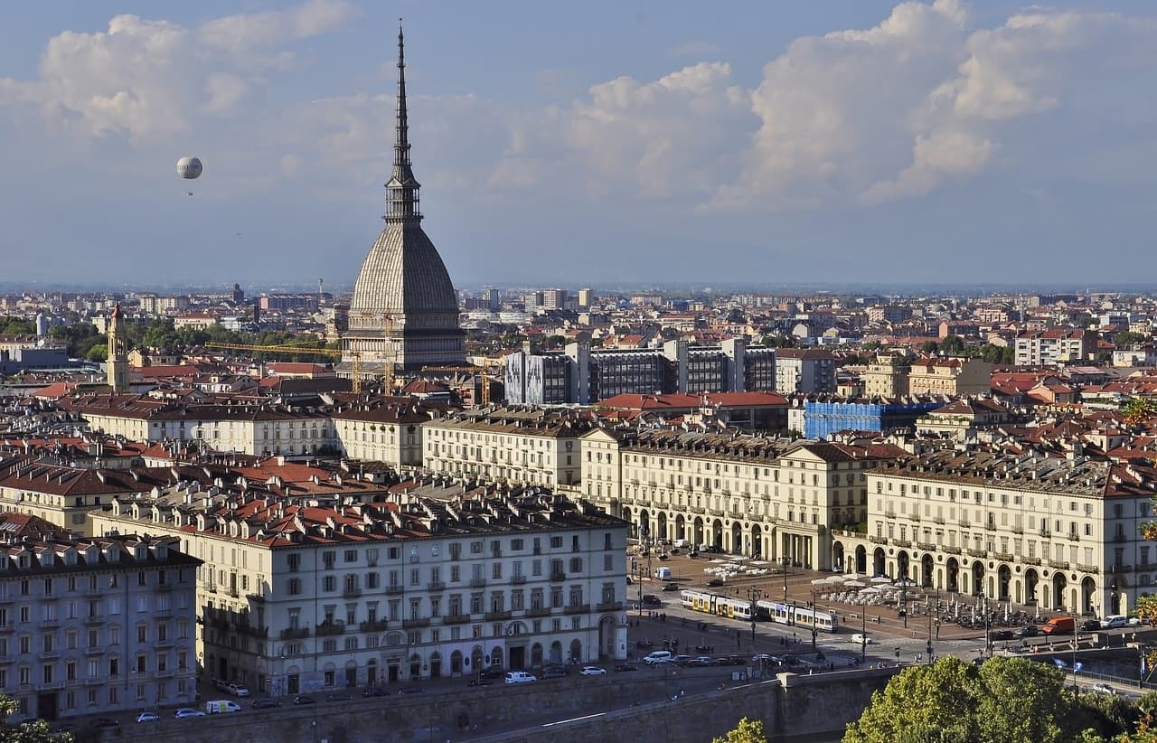 Turin and Genoa from Milan