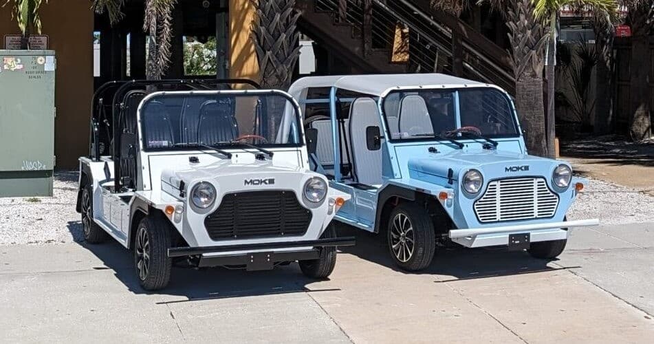 Mint Green Moke Rental