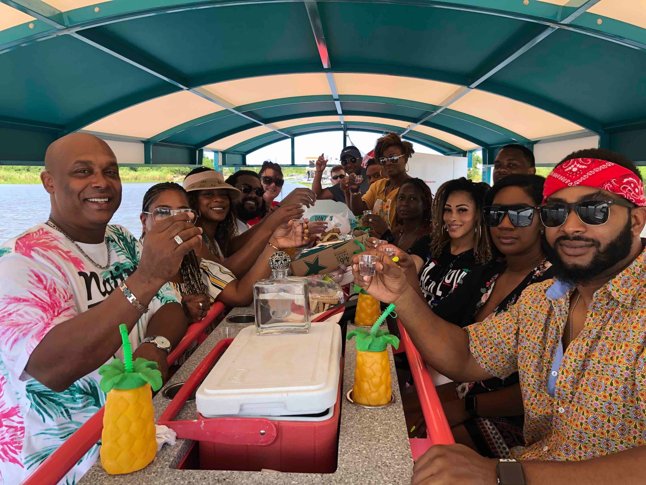 The Bayou Boogie - Fits up to 18 Guests! Party Boat Cruise on the Bayou