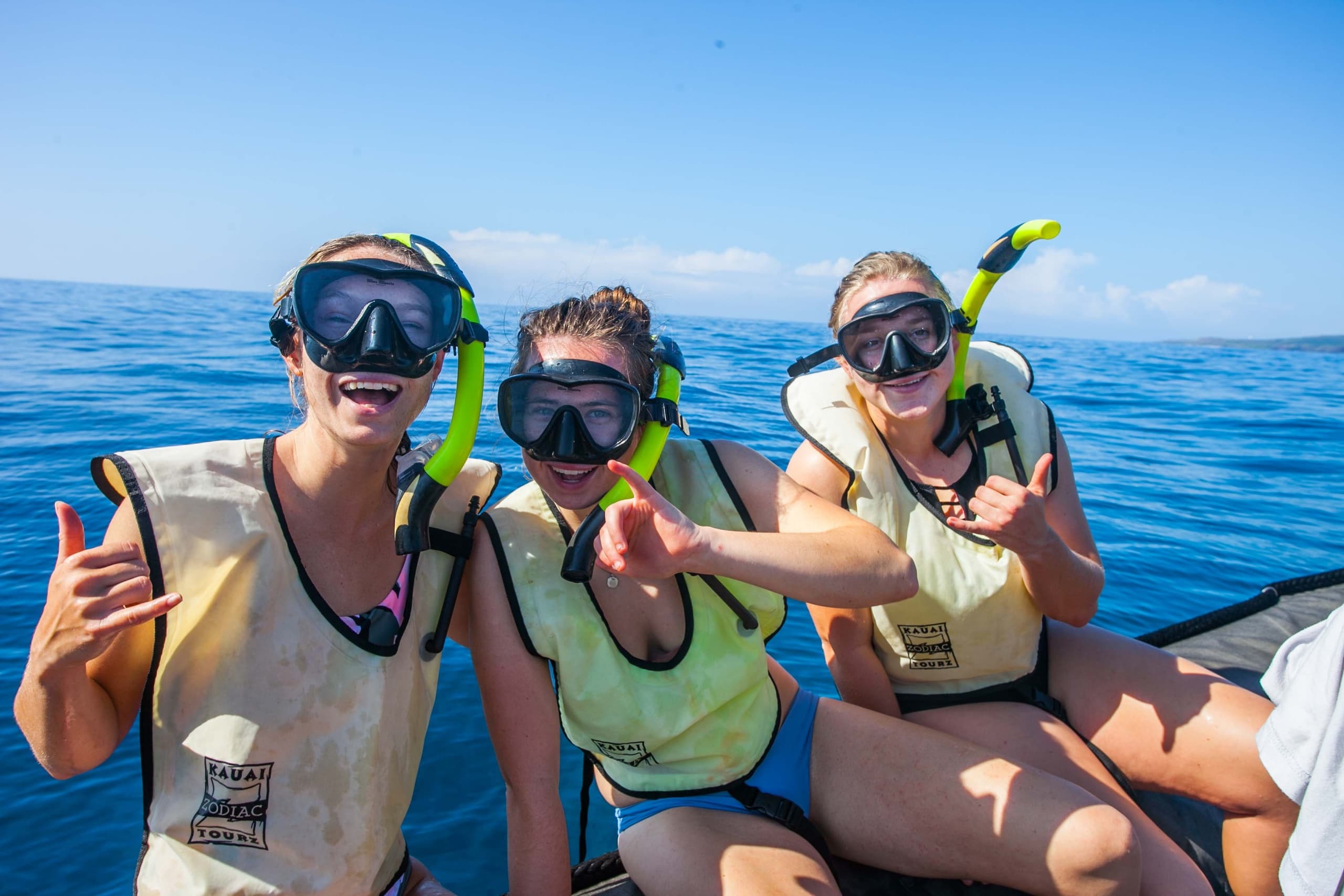 Kauai’s SOUTH SIDE Zodiac Boat Snorkel Adventure