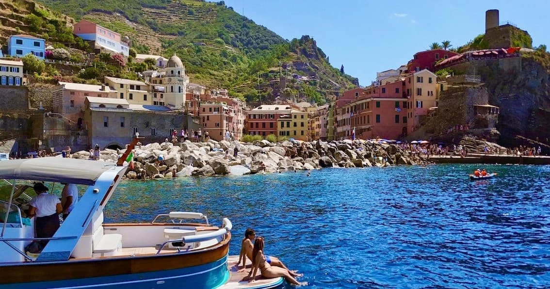Tour in barca ibrida alle Cinque Terre da Monterosso - Esperienza ecosostenibile