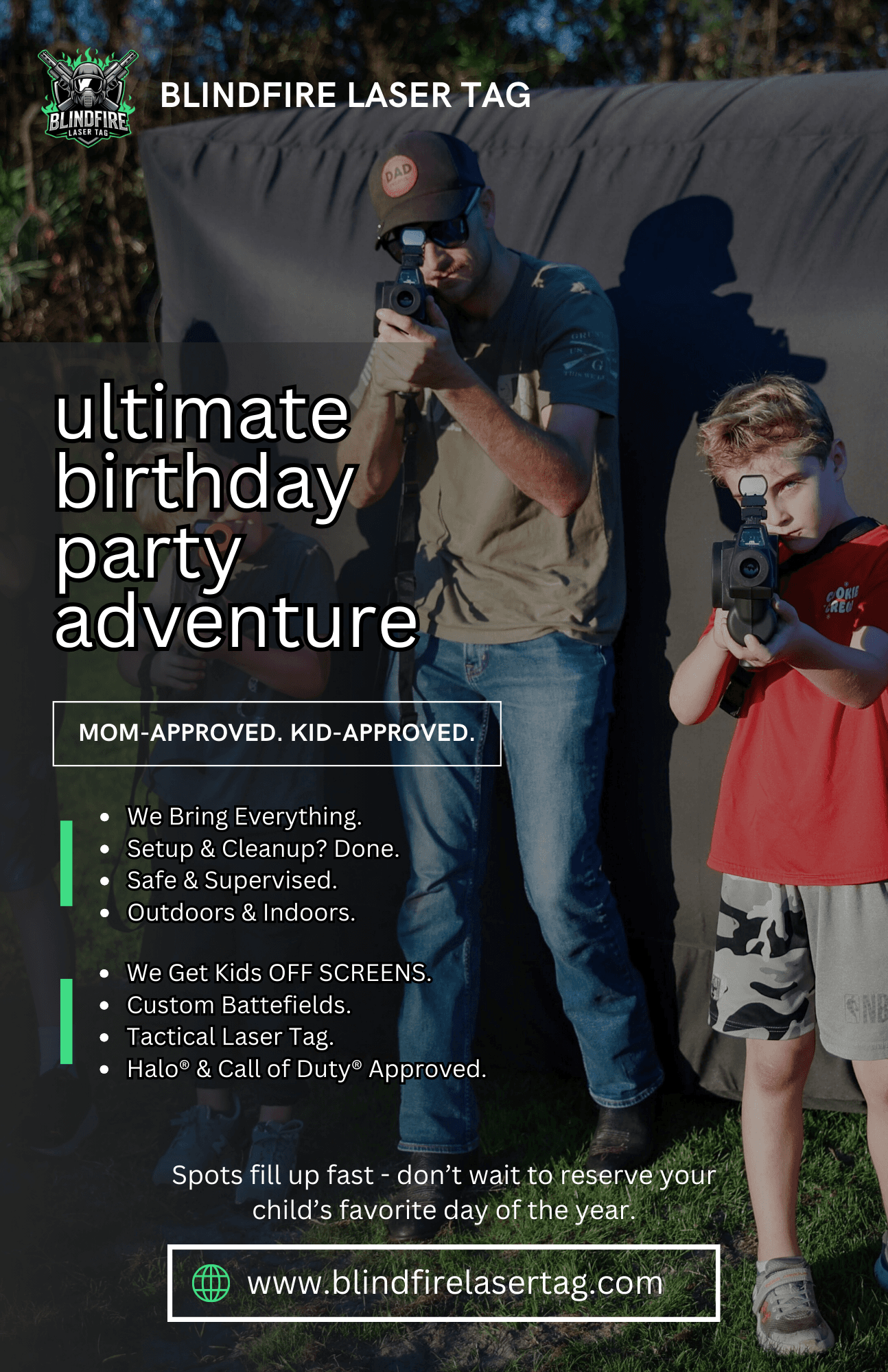 Birthday Party Laser Tag Experience