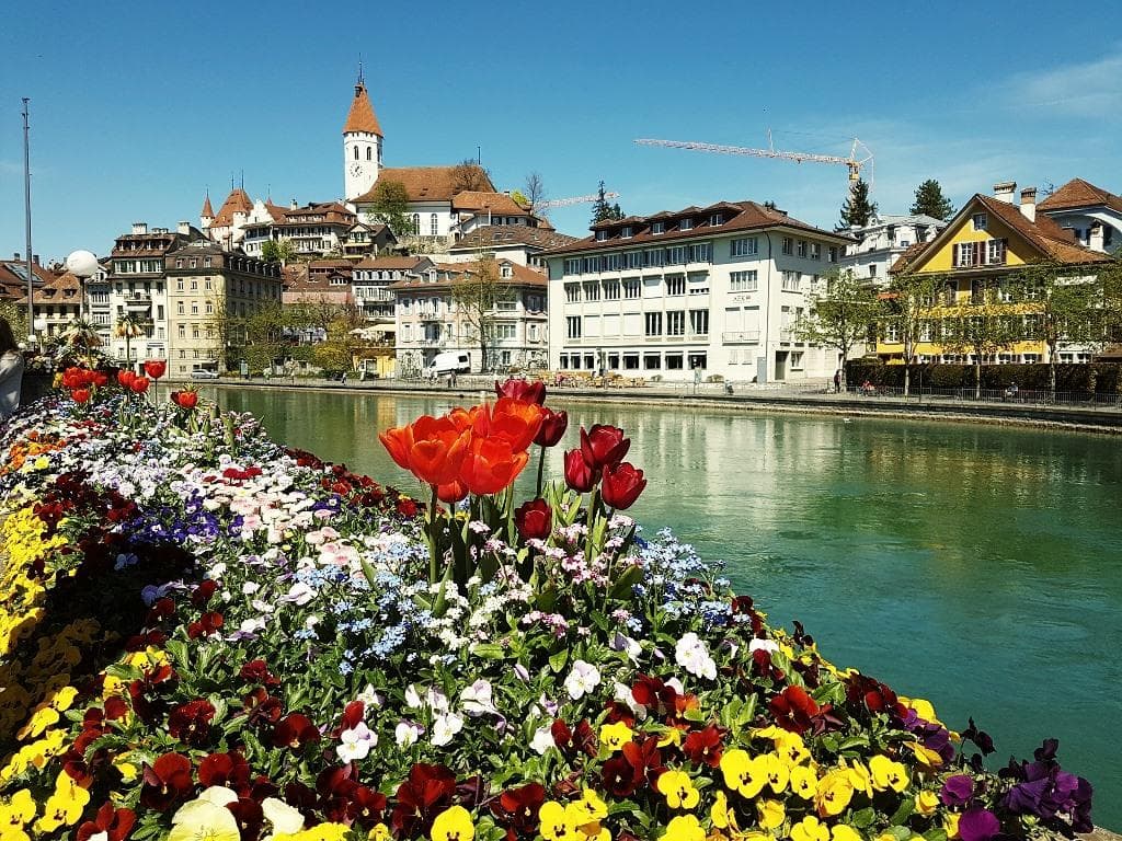 Lake Thoune, Sigriswil suspension bridge, Beatus caves (Interlaken top tour)