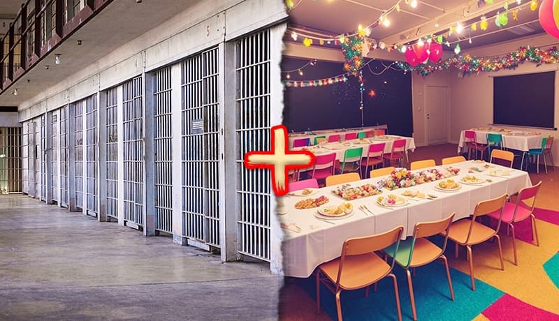 Escape from Alcatraz Party Package