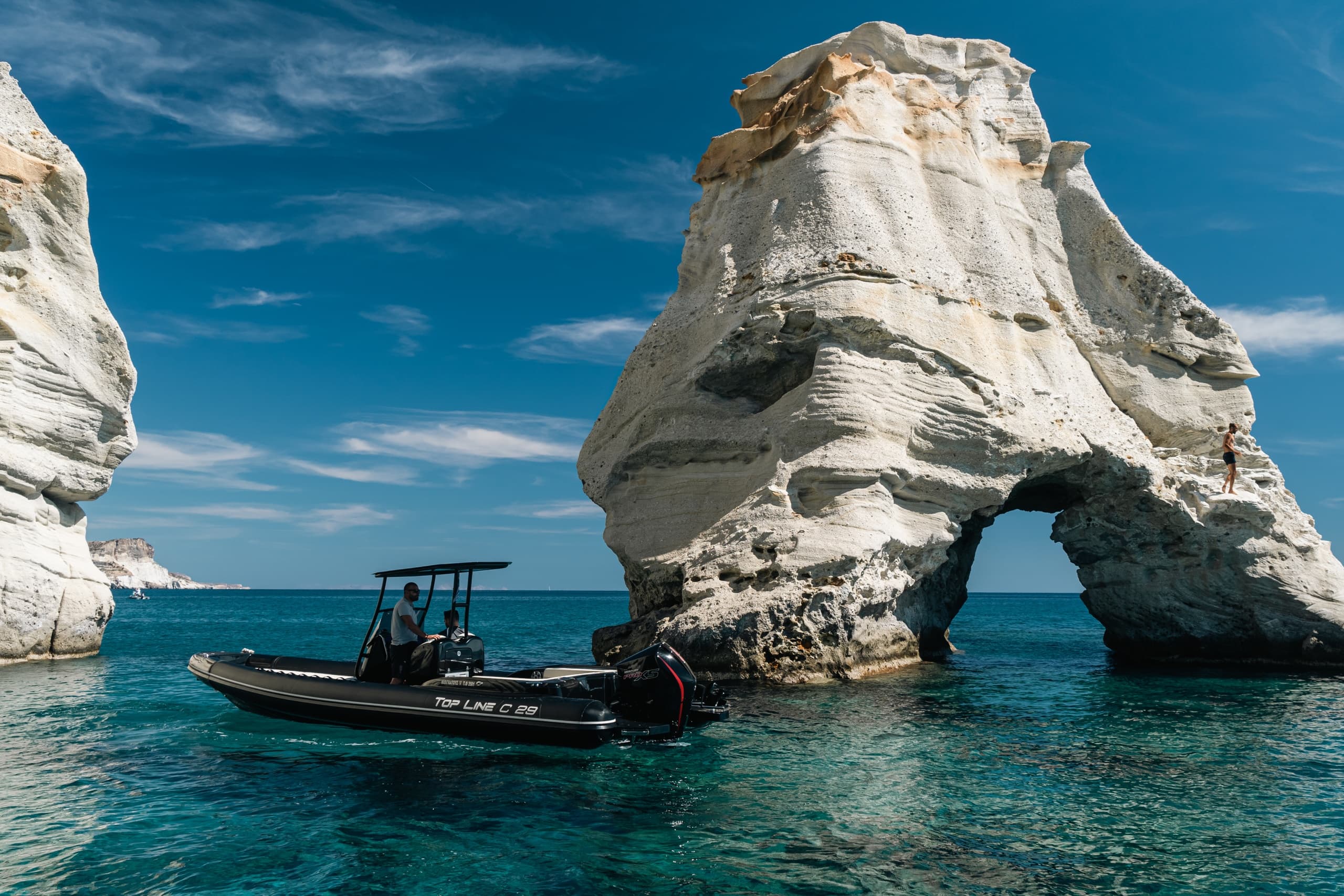 Half-Day RIB Adventure in Milos