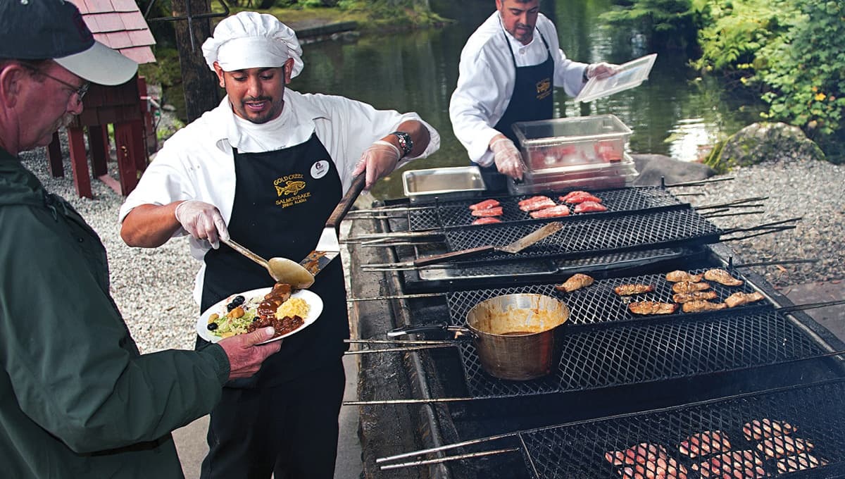 Salmon Bake at Liarsville