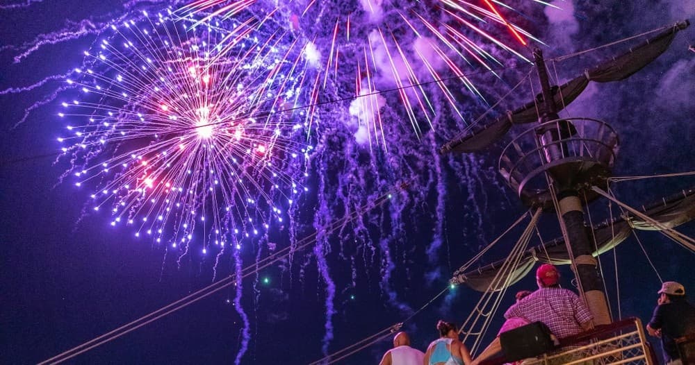 Fireworks Cruise aboard the BUCCANEER