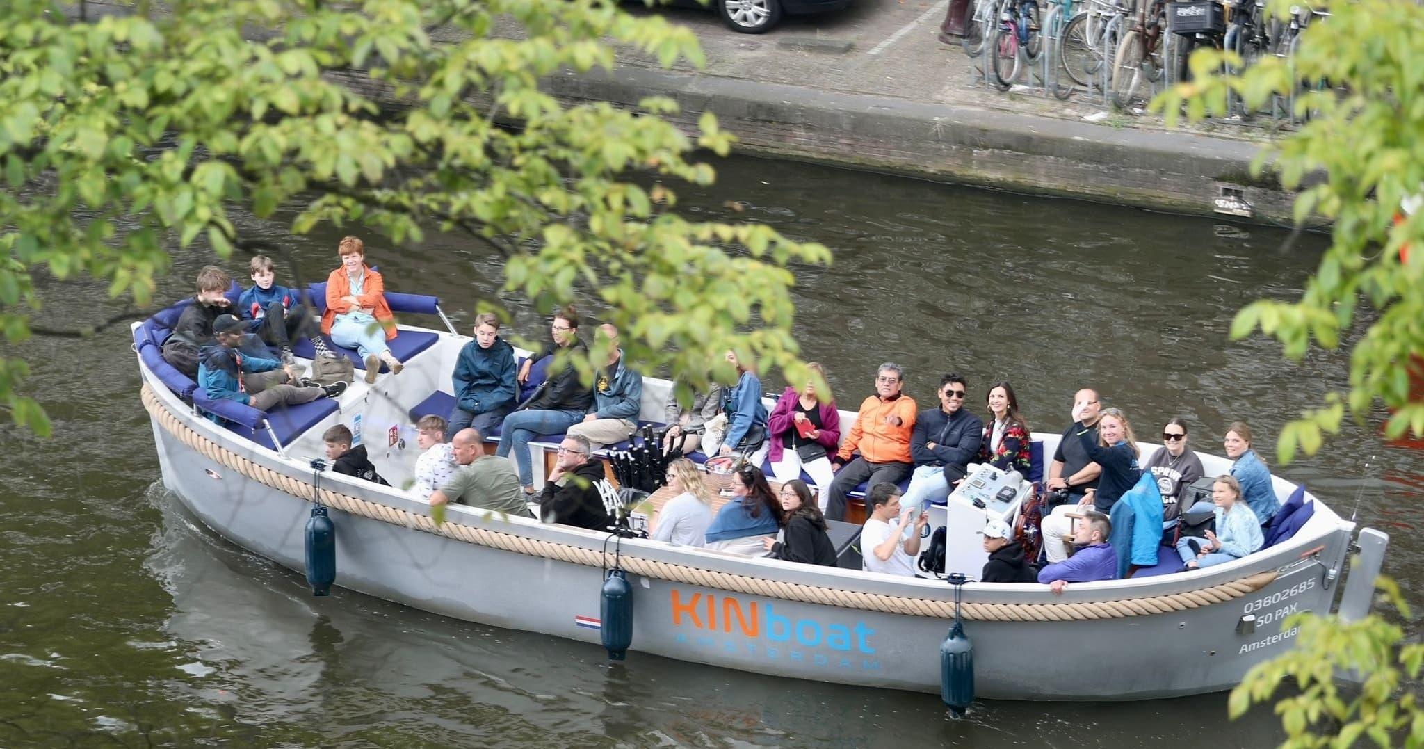 [TNT] Open Boat Canal Cruise starts from Anne Frank