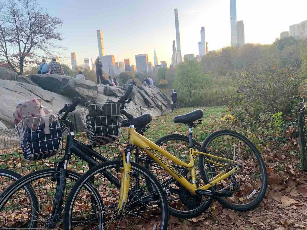 Central Park à vélo