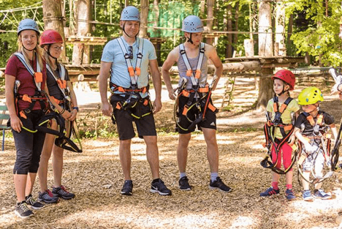 Hochseilgarten Gruppen ab 20 Personen
