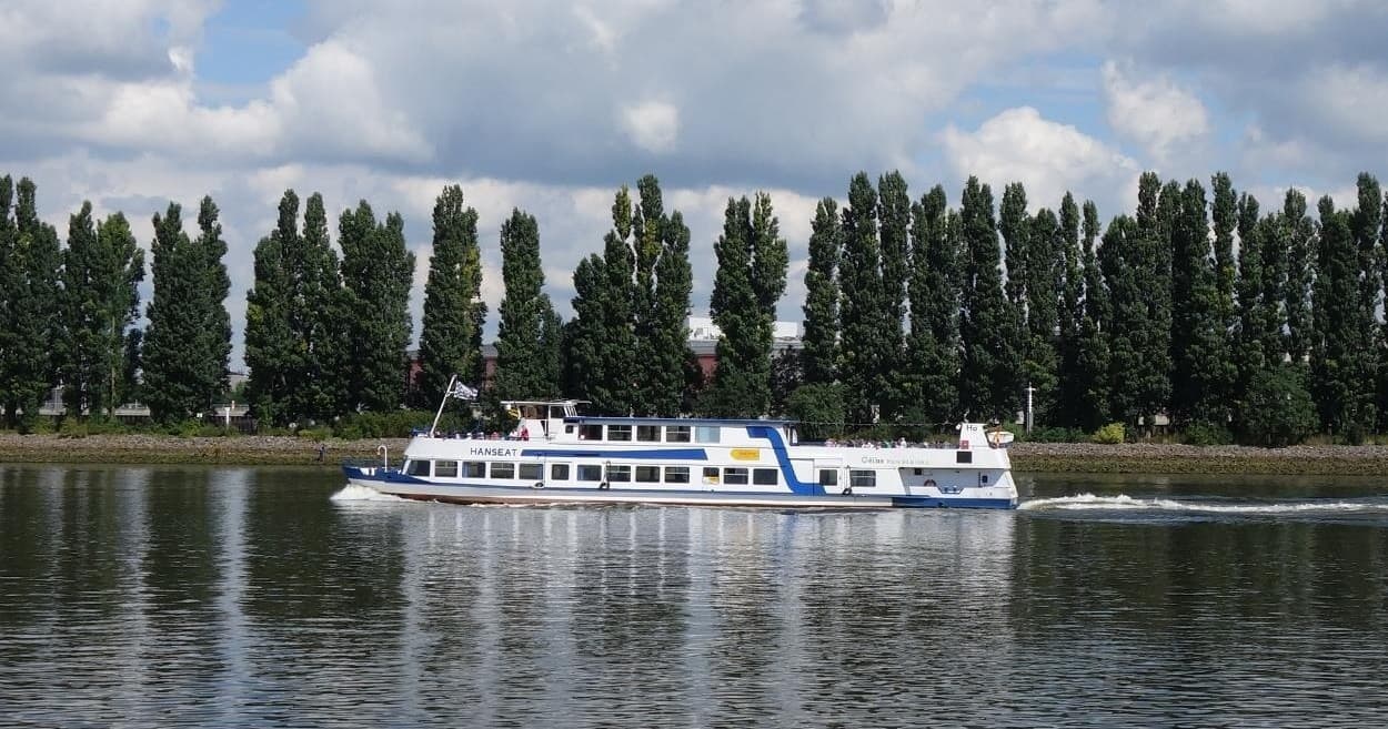 Hin- und Rückfahrt: Farge → Nordenham, Unionpier