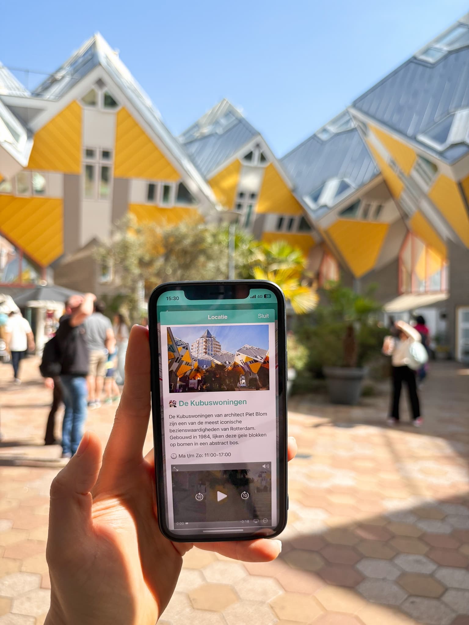 Smartphone Stadswandeling Architectuur