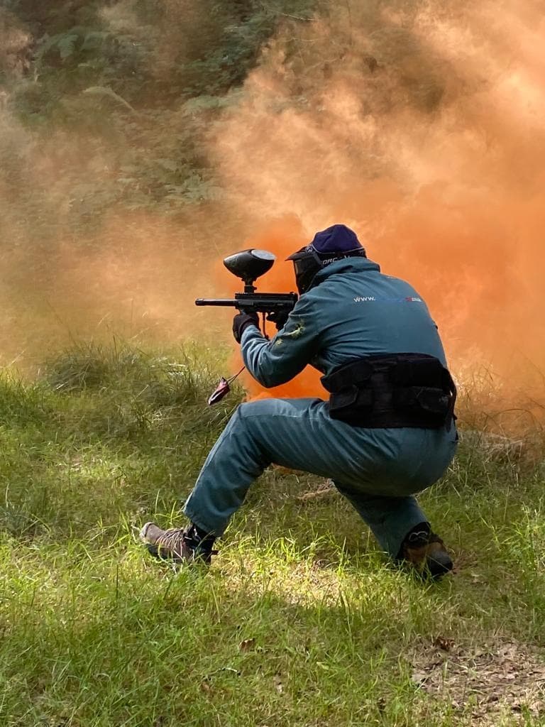 Paintballing