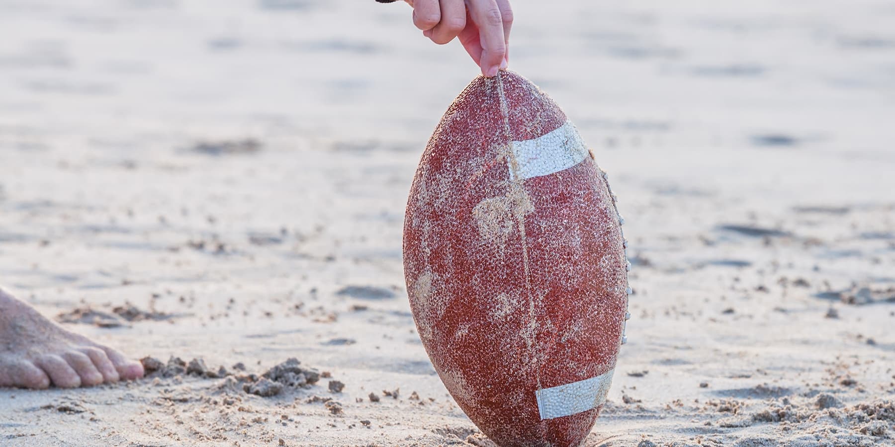 Football On The Beach