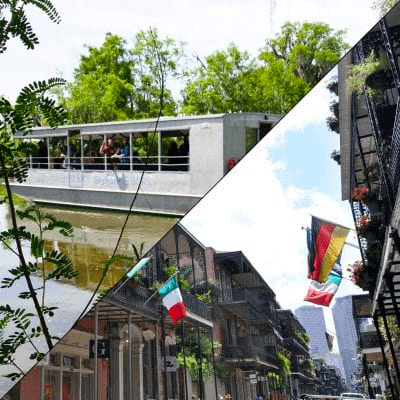 3 Hour City/Cemetery Tour + Covered Boat Swamp Tour