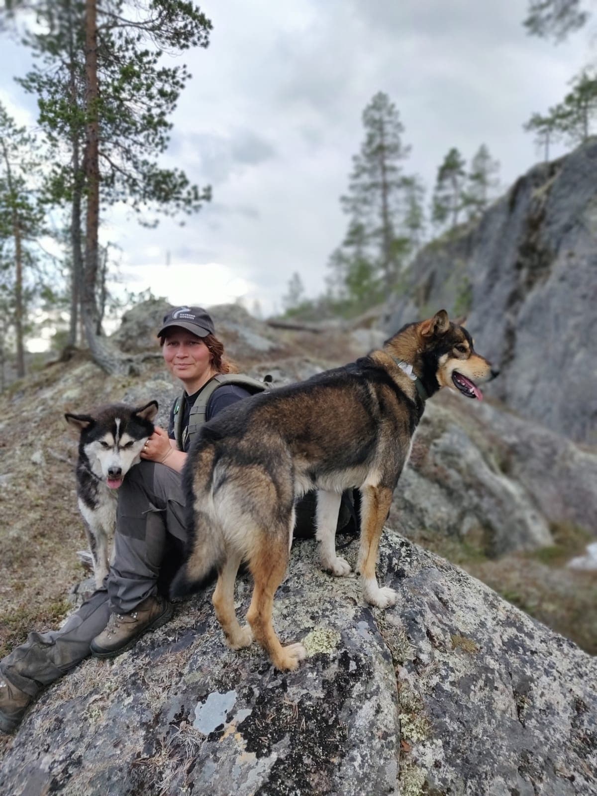 Husky Hiking
