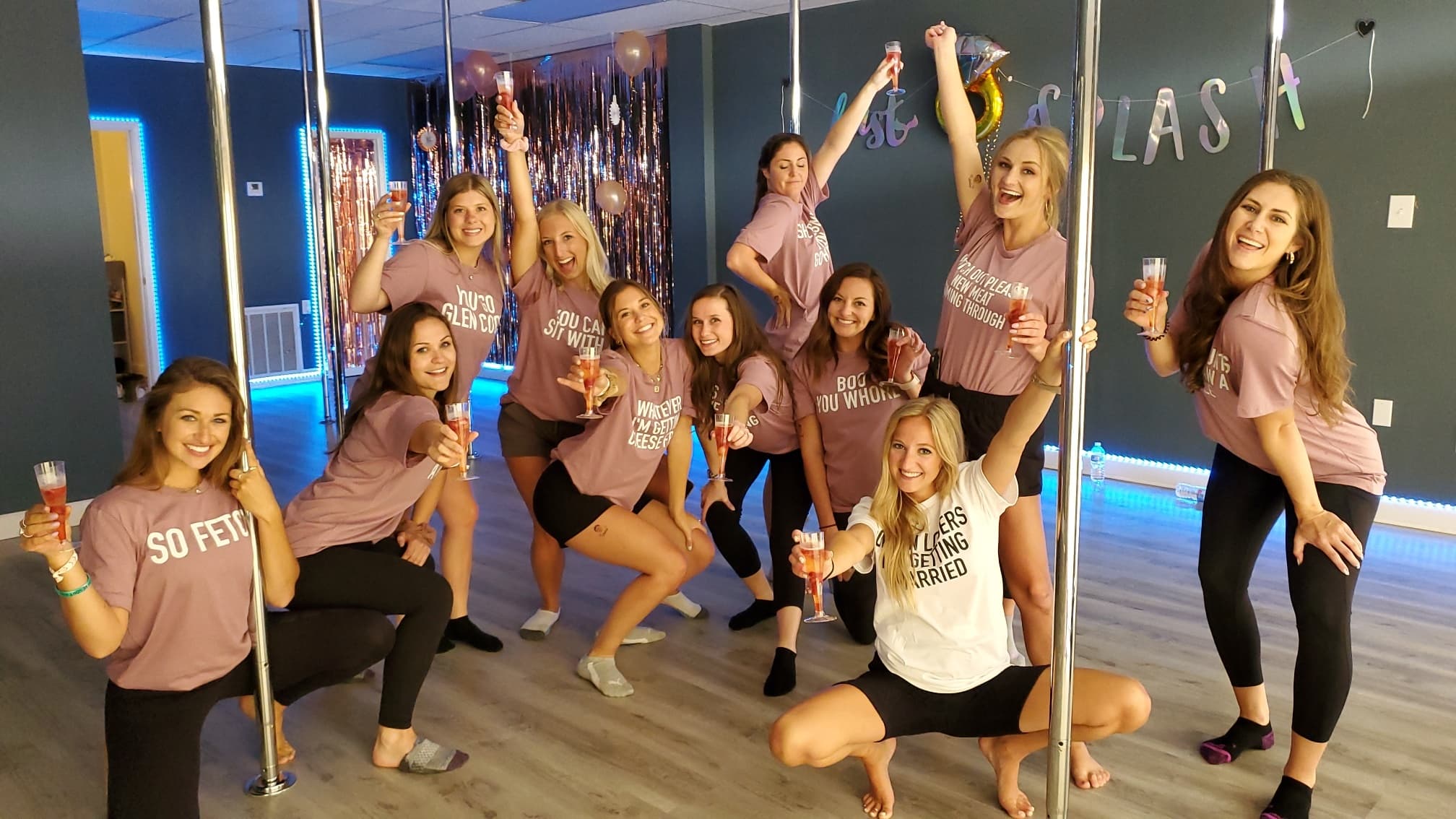 Bachelorette Cheers" Pole Party"