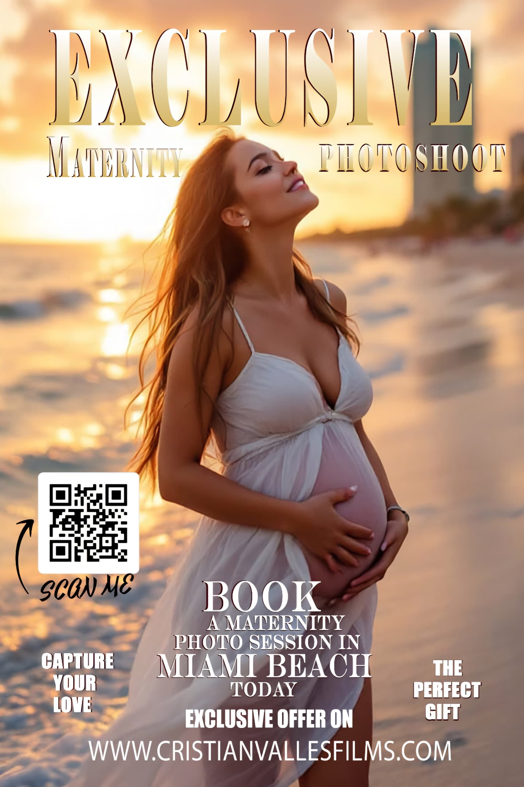 MATERNITY PHOTOSHOOT • 35 Minutes OUTDOOR SESSION • GOLD PACK