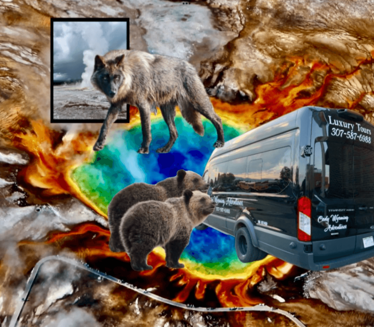 The “Full” Yellowstone 2 Day Private Adventure Bundle Tours From Cody Wyoming