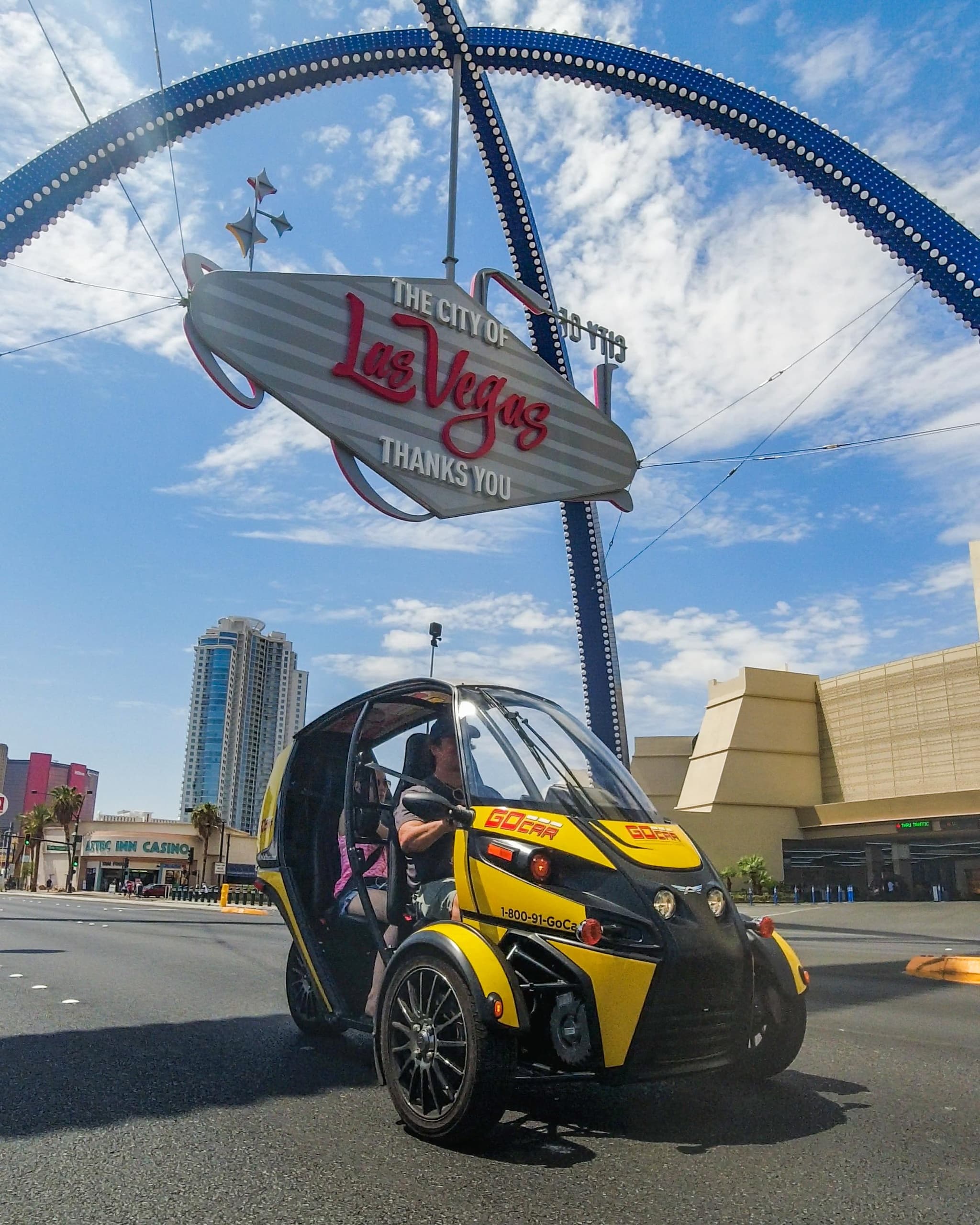 Las Vegas: Wake Early -  Save Big!  Early Bird Tour in a Talking GoCar-2hrs