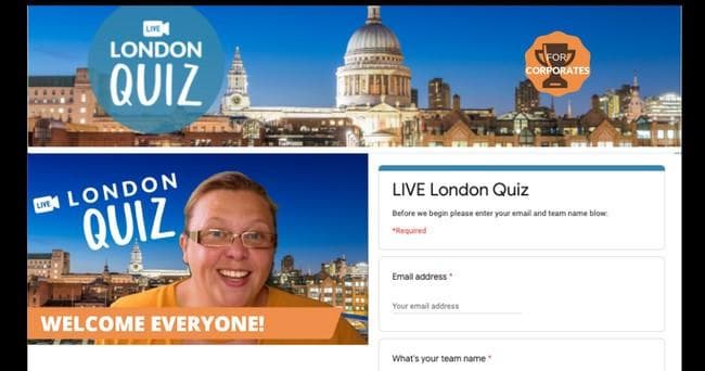 Private LIVE London Quiz - Private Group