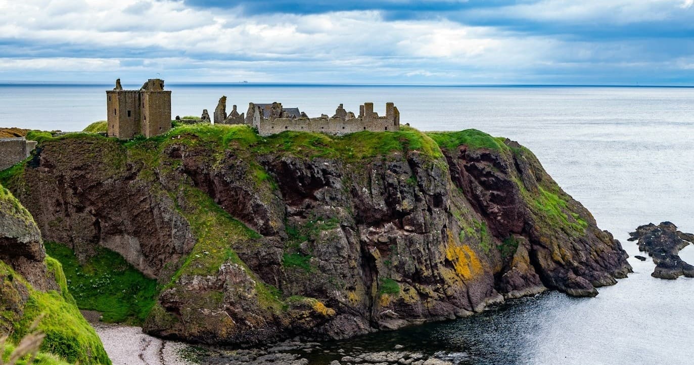 Dunnottar Castle and Royal Lochnagar Distillery