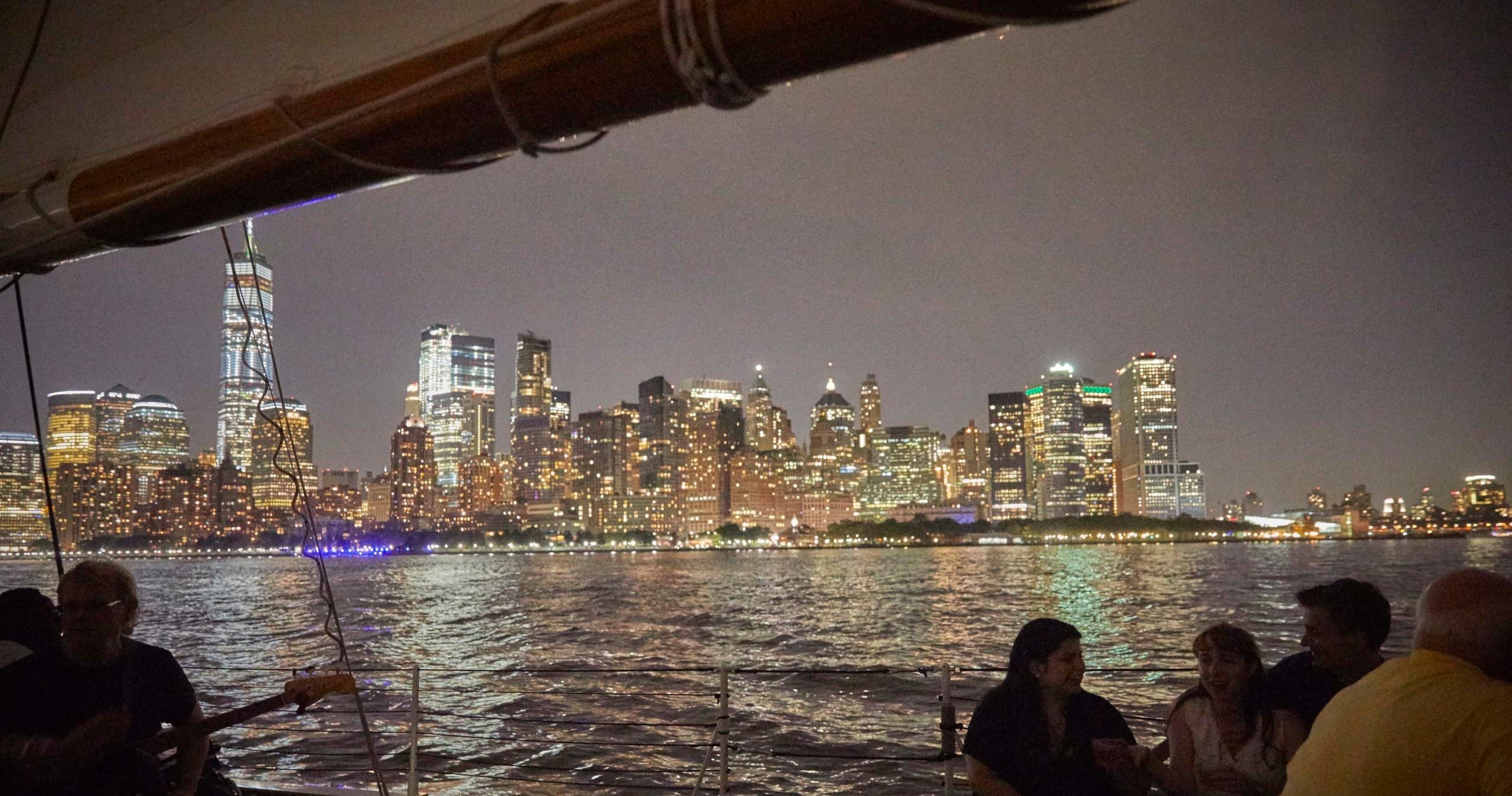 Statue & City Lights Sail on Adirondack