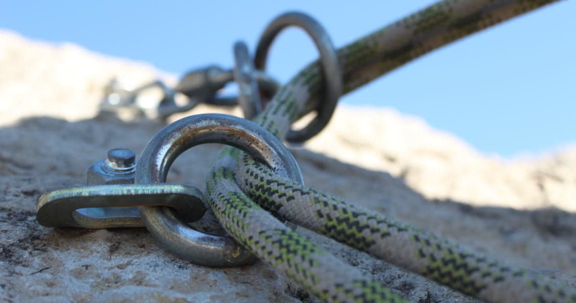 Alquiler material vía ferrata