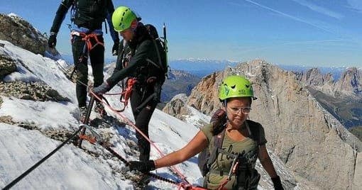 Ferrata Cresta Ovest alla Marmolada