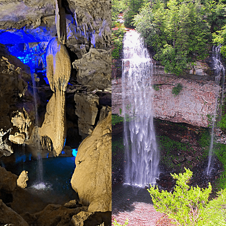 Nashville to Cumberland Caverns & Falls Creek Falls - Private Combo Tour