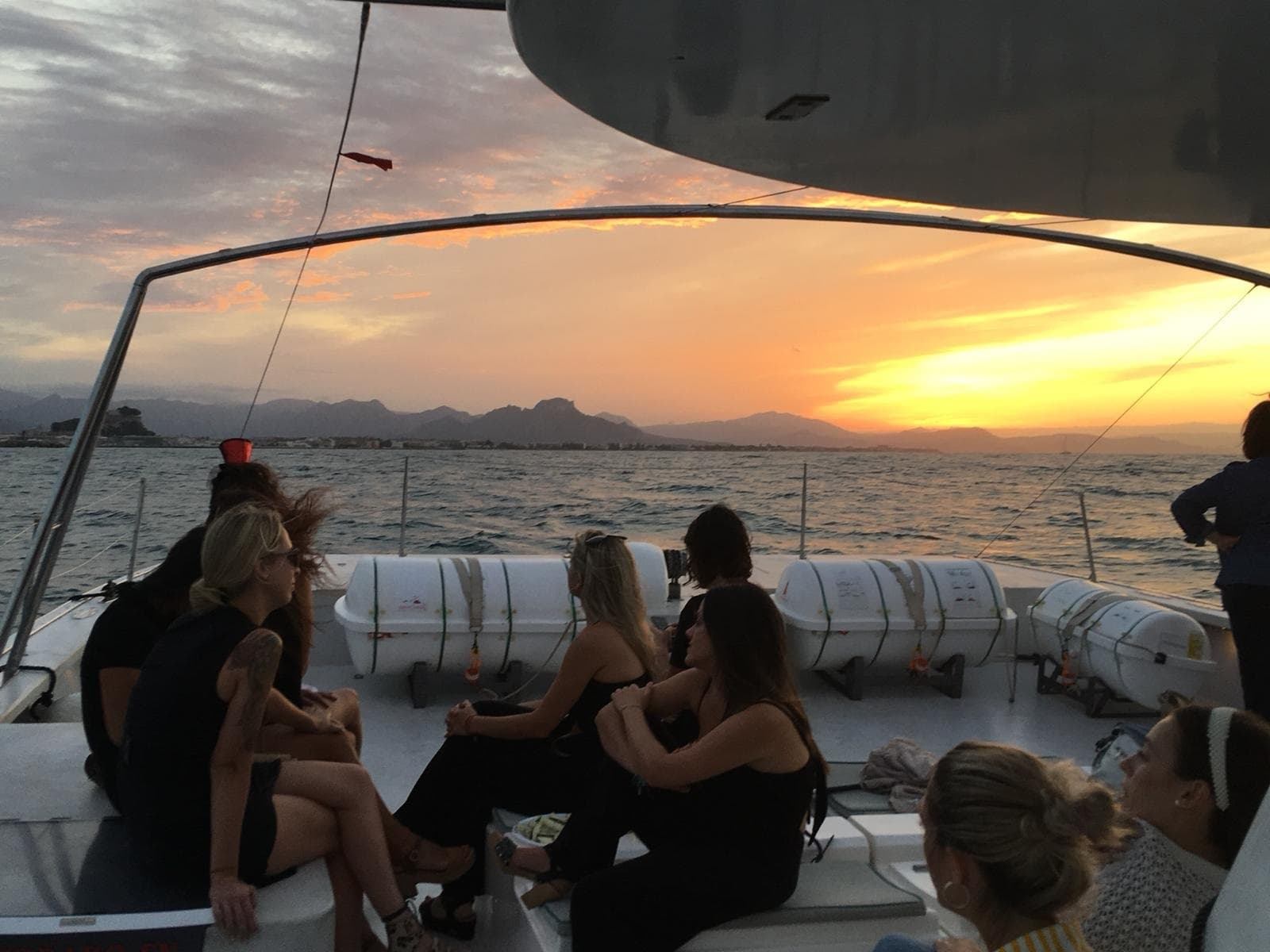 Atardecer en barco - Calpe