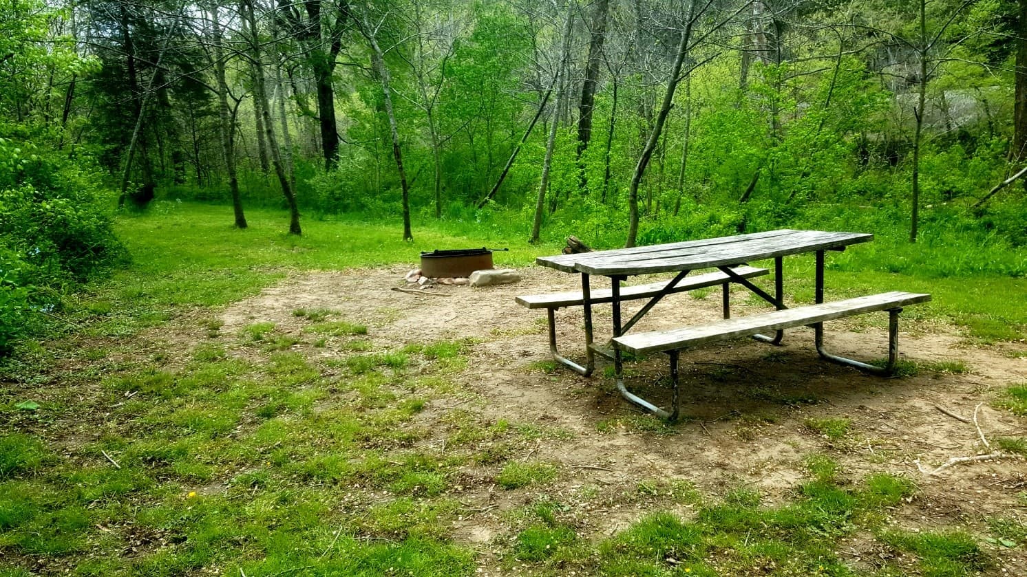 Arcadia Campground - Campsite #8  (Old Site # 6)
