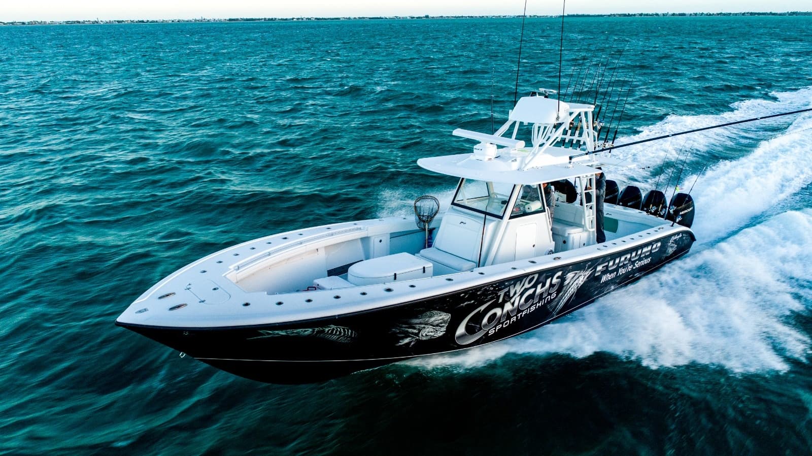 39' Yellowfin w/Tower w/Quad Mercury 300’s