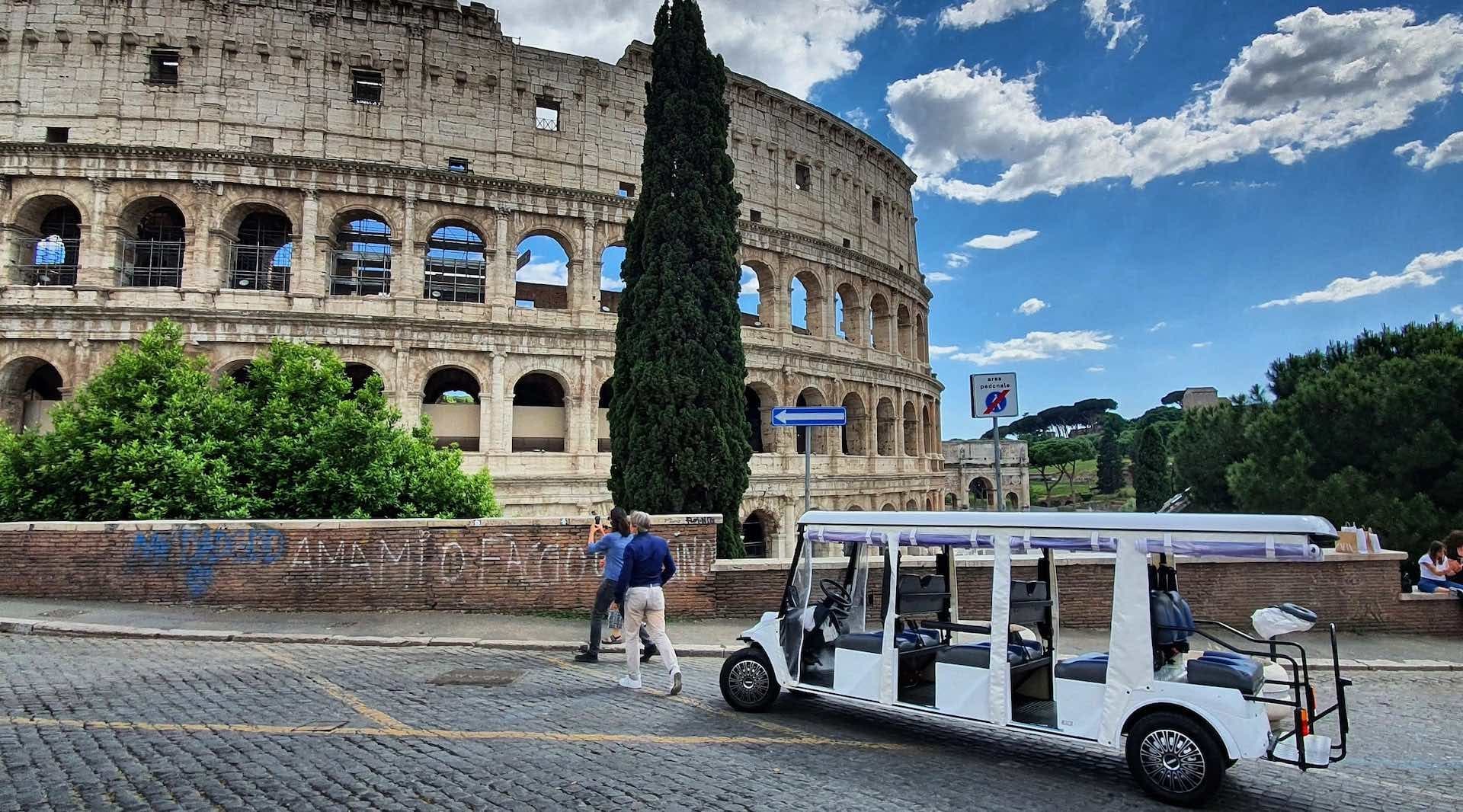 Golf Cart Tour of Rome with Pizza and Gelato | Shared