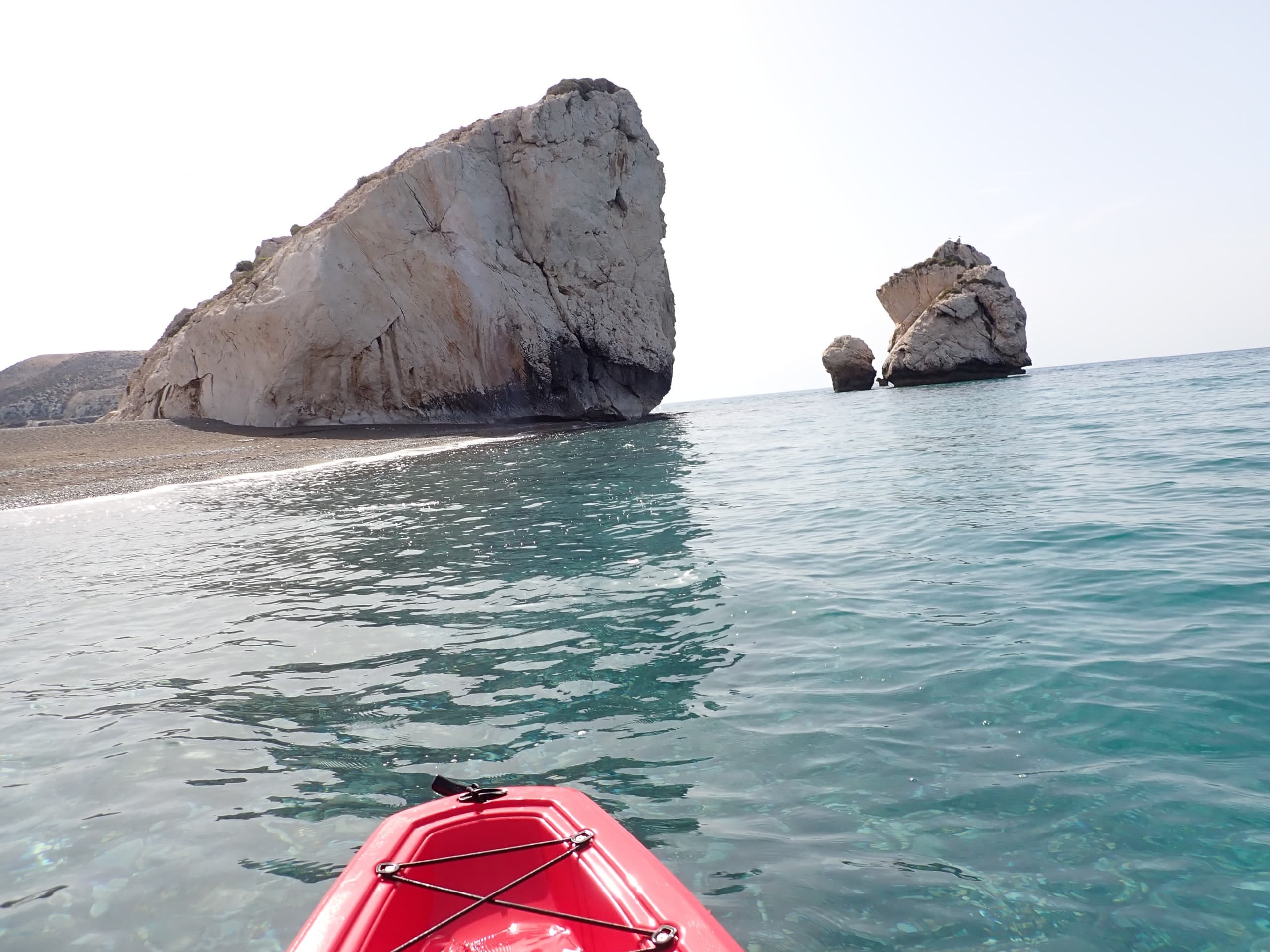Explore around Aphrodite's Rock on a kayak (upto 3 hours)
