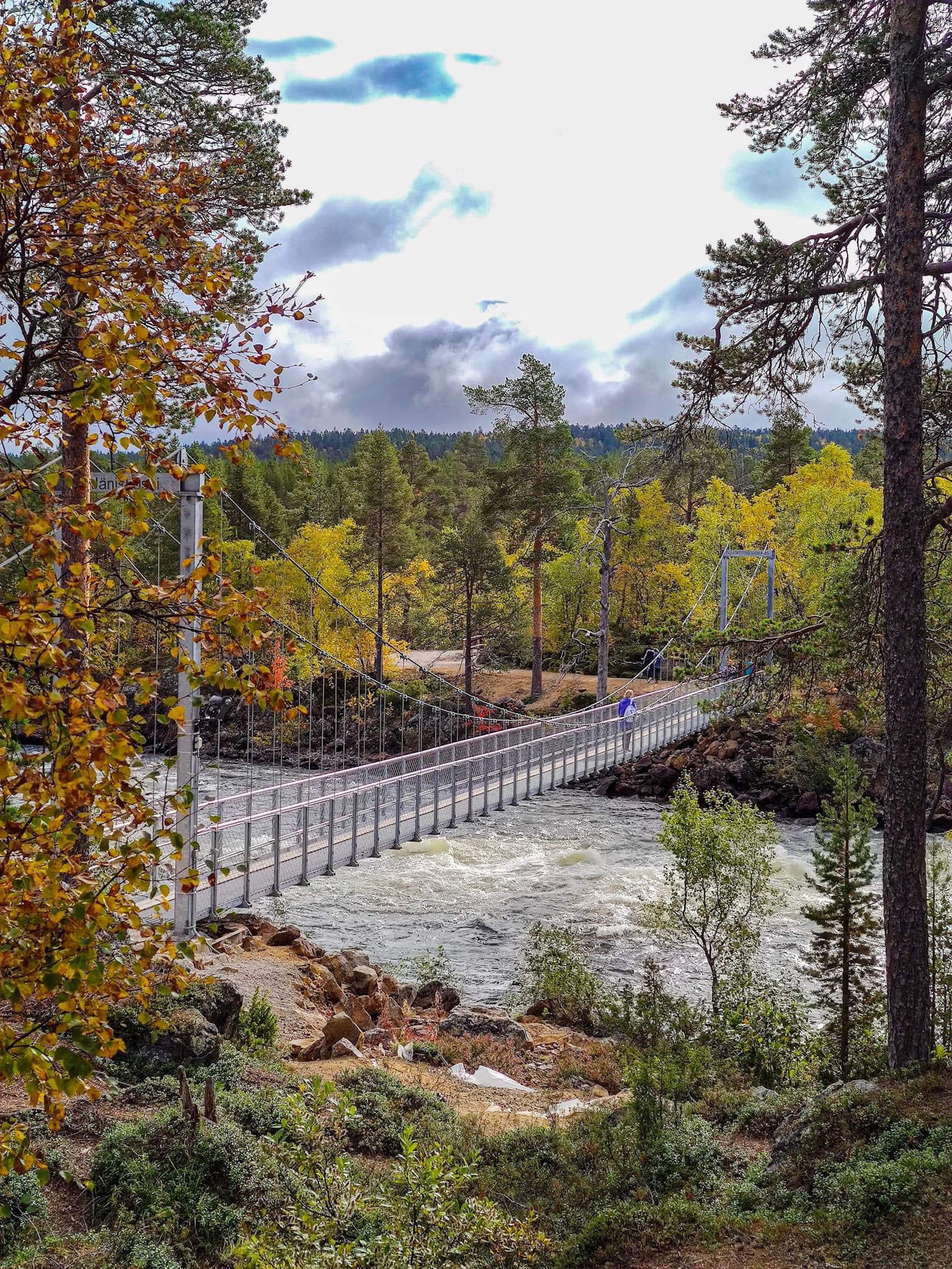 Hiking to Jäniskoski - Inari