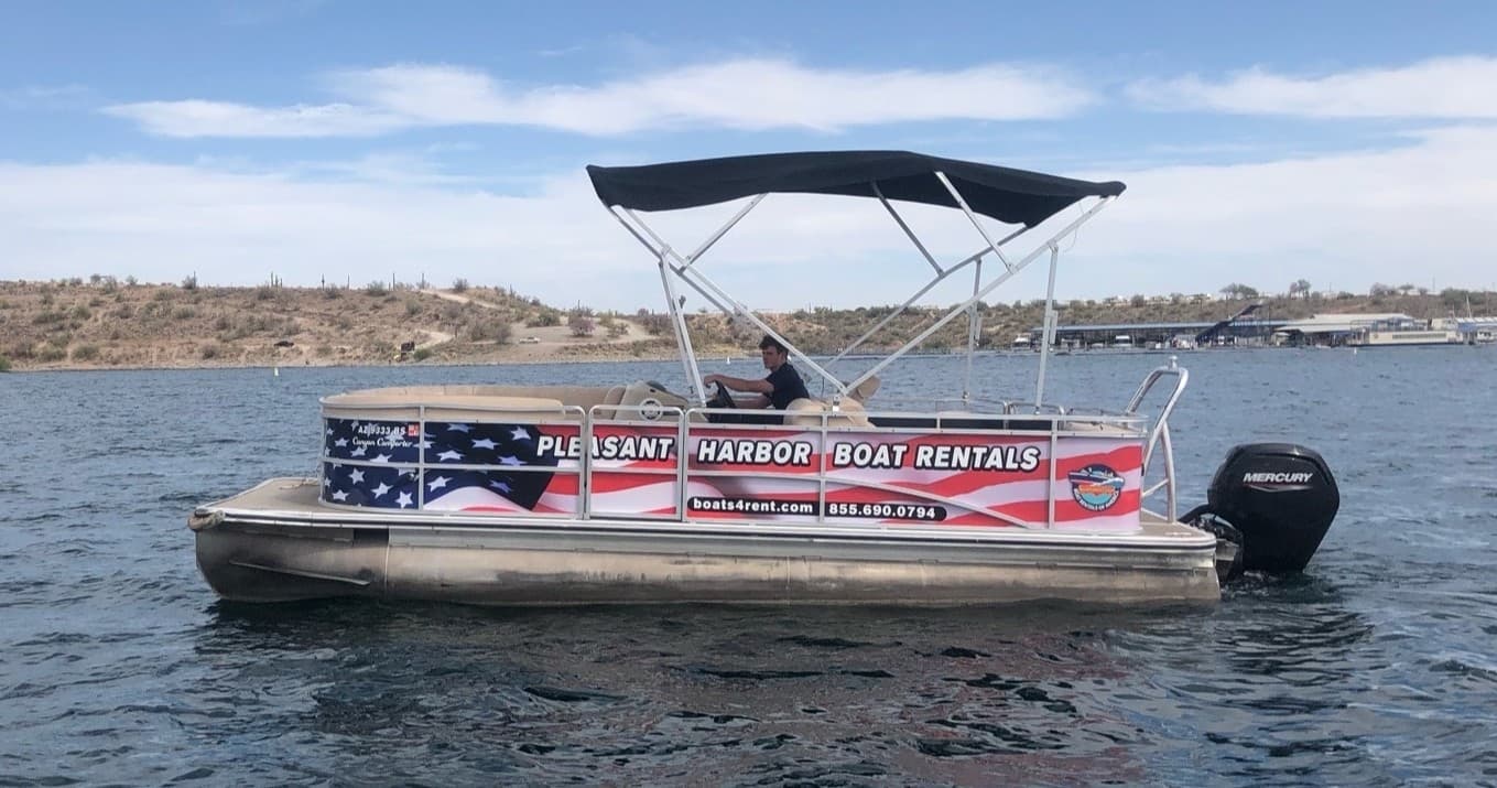 115 Hp Pontoon Boat - Canyon Comforter
