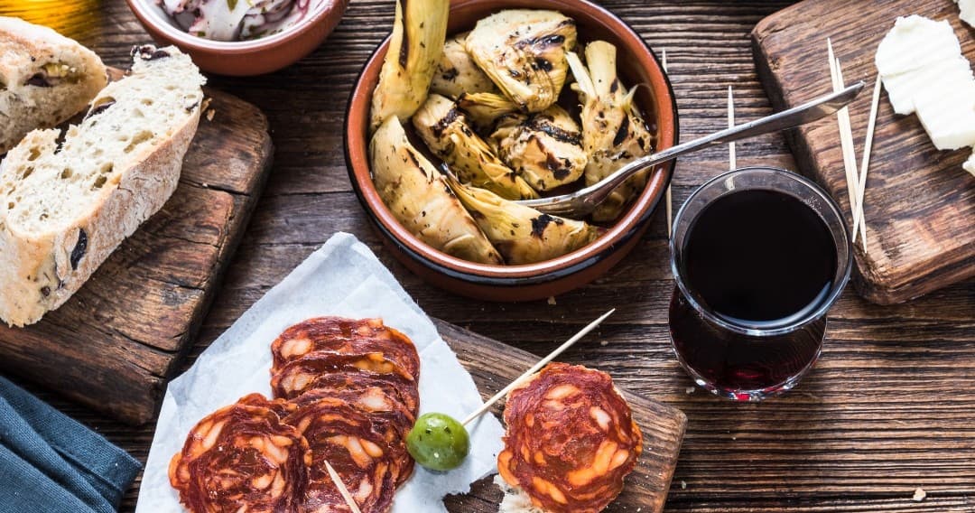 Tapas with Wine