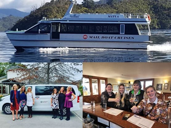 Full-Day Marlborough Catamaran Cruise with Wine Tour and Lunch