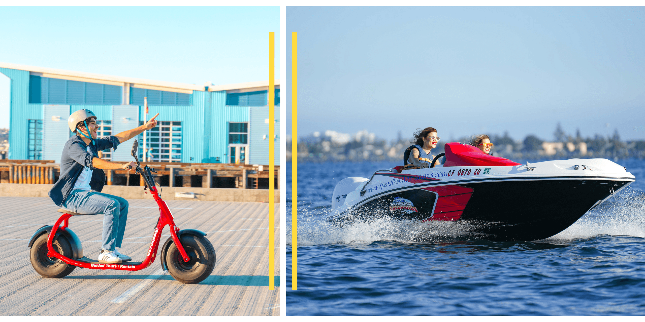 GPS-Guided Scooter + Speedboat Adventure Combo Tour