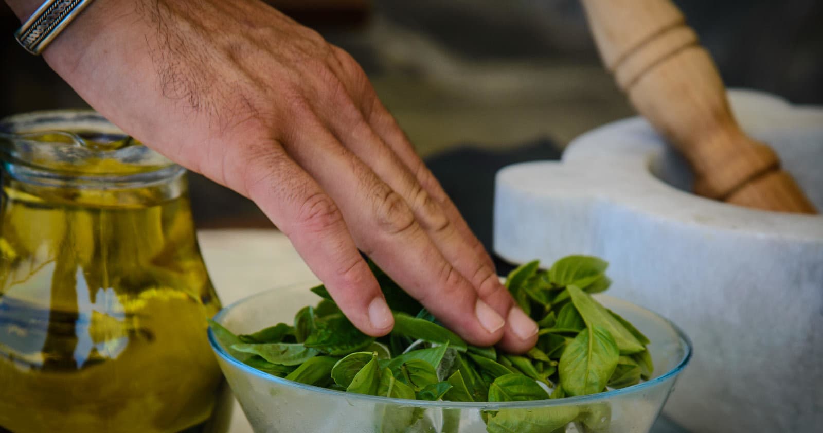 Pesto course: Manarola, Cinque Terre
