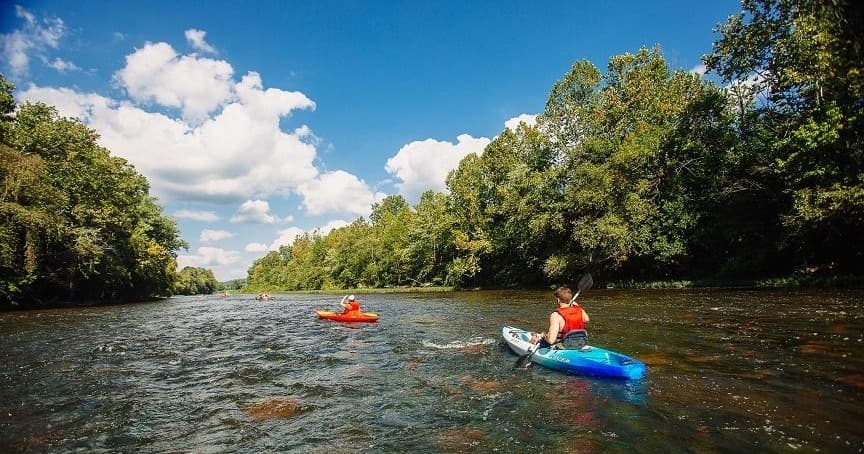 6 Mile James River Kayak or Canoe Trip - Buchanan to Arcadia
