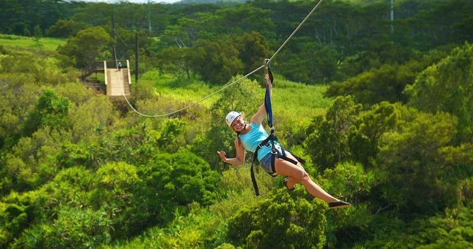 5-Line Zipline Tour (1 Line Repeating)