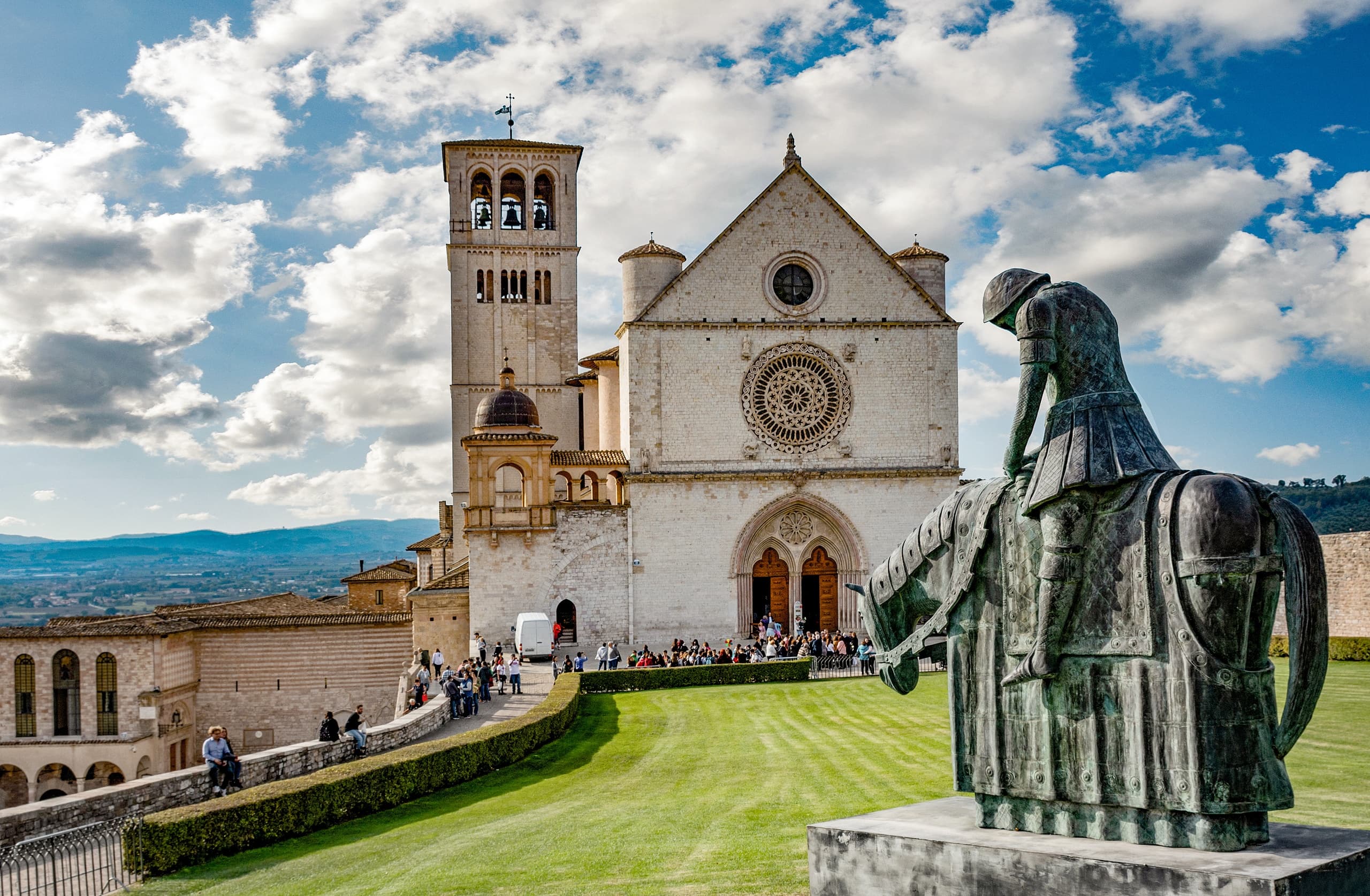 Assisi and Gubbio from Rome