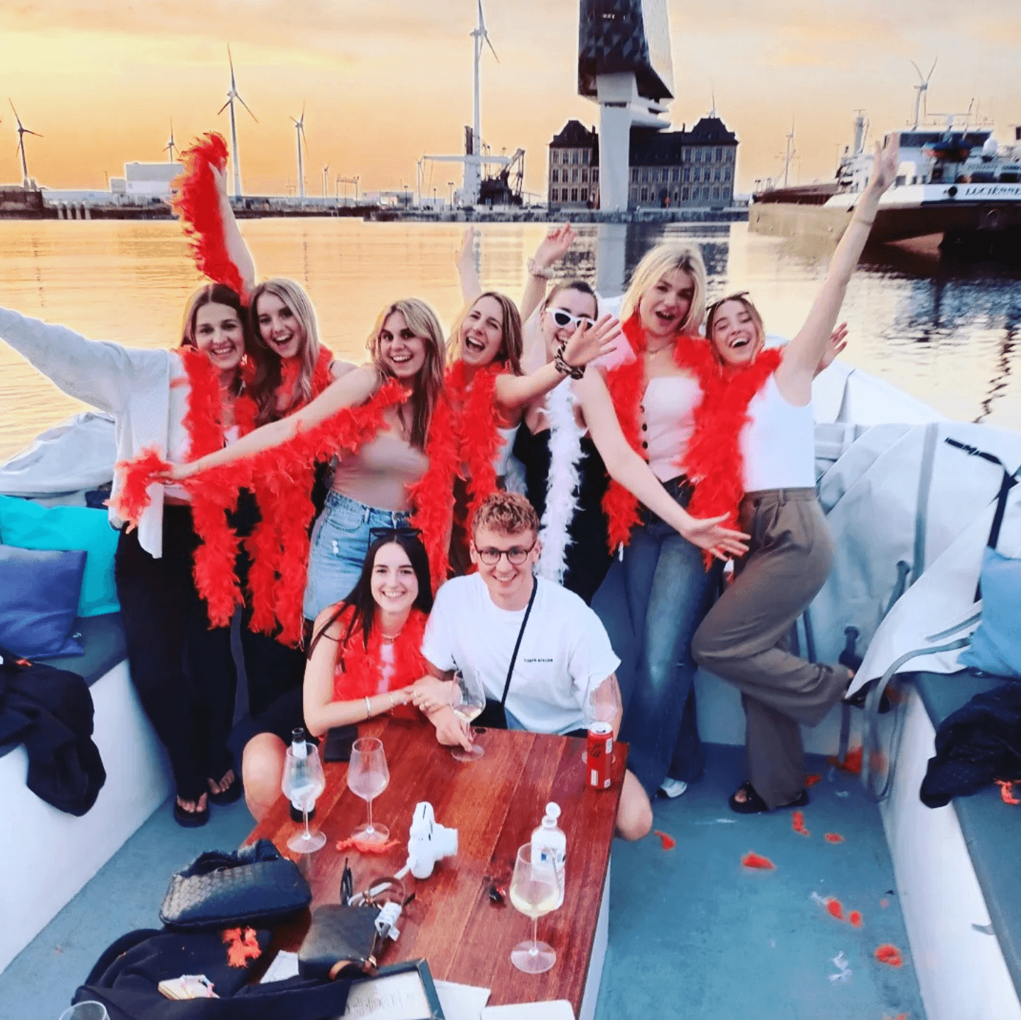 Floating Bachelor/Bachelorette party
