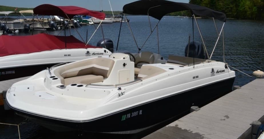 Blue lagoon' our 20' Hurricane Deck Boat