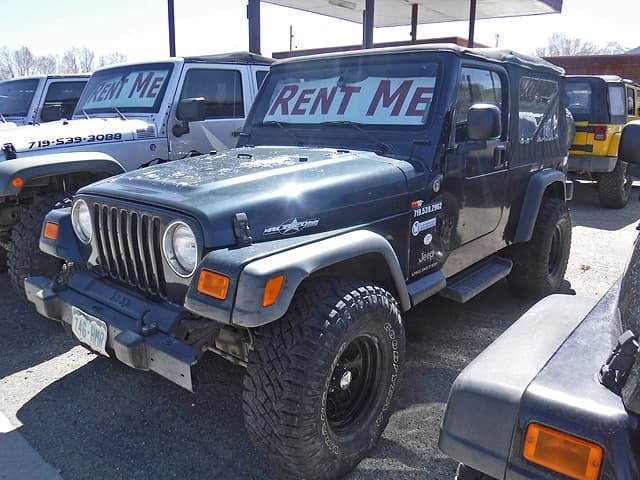 2 Door Wrangler LJ - Unlimited Black