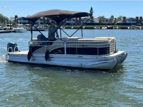 #10 21’ brown Bennington - Pontoon - 10 people max