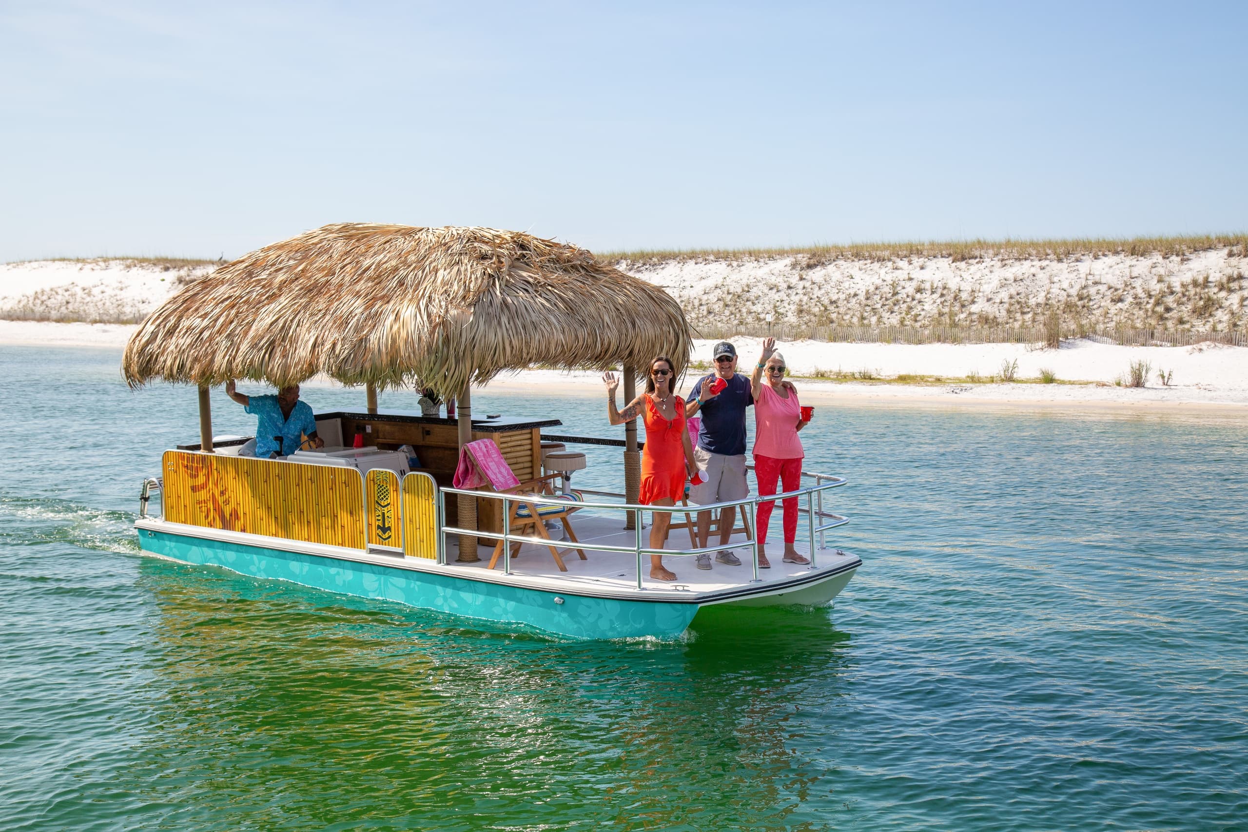 Crab Island Destin Private Tiki Cruise
